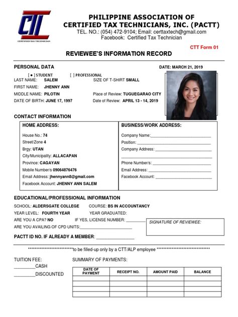 certified tax technician|Philippine Association of Certified Tax Technicians, .